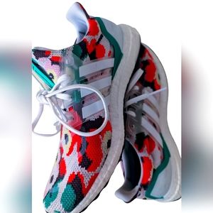 Adidas Ultraboost 5.0 X Marimekko White Floral GW8567 Lace Up Athletic Womens 8